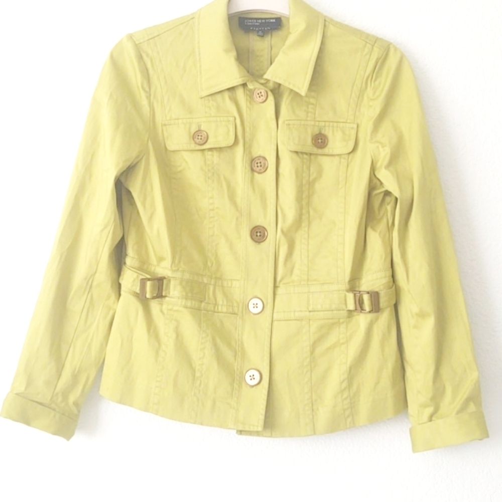 Jones New York Jacket in Green M